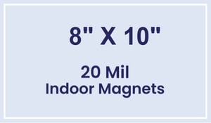 Magnets - 8x10 Square Corners - 20 mil - 4 Color Process