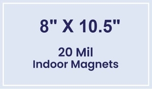 Magnets - 8x10.5 Square Corners - 20 mil - 4 Color Process