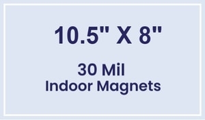 Magnet - 8x10.5 Square Corners - 30 Mil