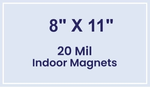 Magnets - 8x11 Square Corners - 20 mil - 4 Color Process