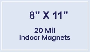 Magnets - 8x11 Square Corners - 20 mil - 4 Color Process