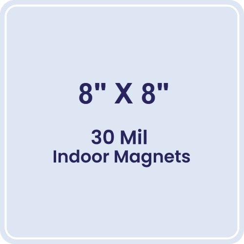 Magnet - 8x8 Round Corners - 30 Mil