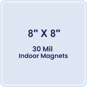 Magnet - 8x8 Round Corners - 30 Mil