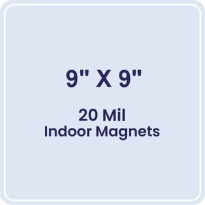 Magnet - 9x9 Round Corners - 20 mil
