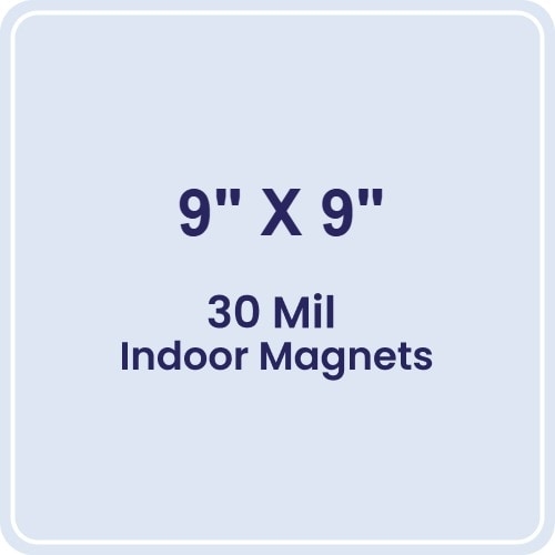 Magnet - 9x9 Round Corners - 30 Mil