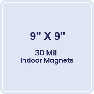 Magnet - 9x9 Round Corners - 30 Mil