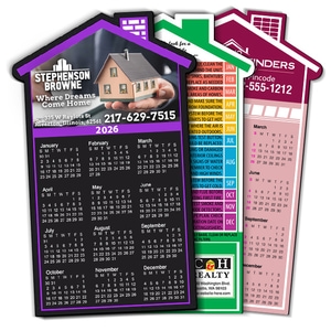 3.75x6.12 Custom House Shape Magnet - 20 Mil - 4 Color Process