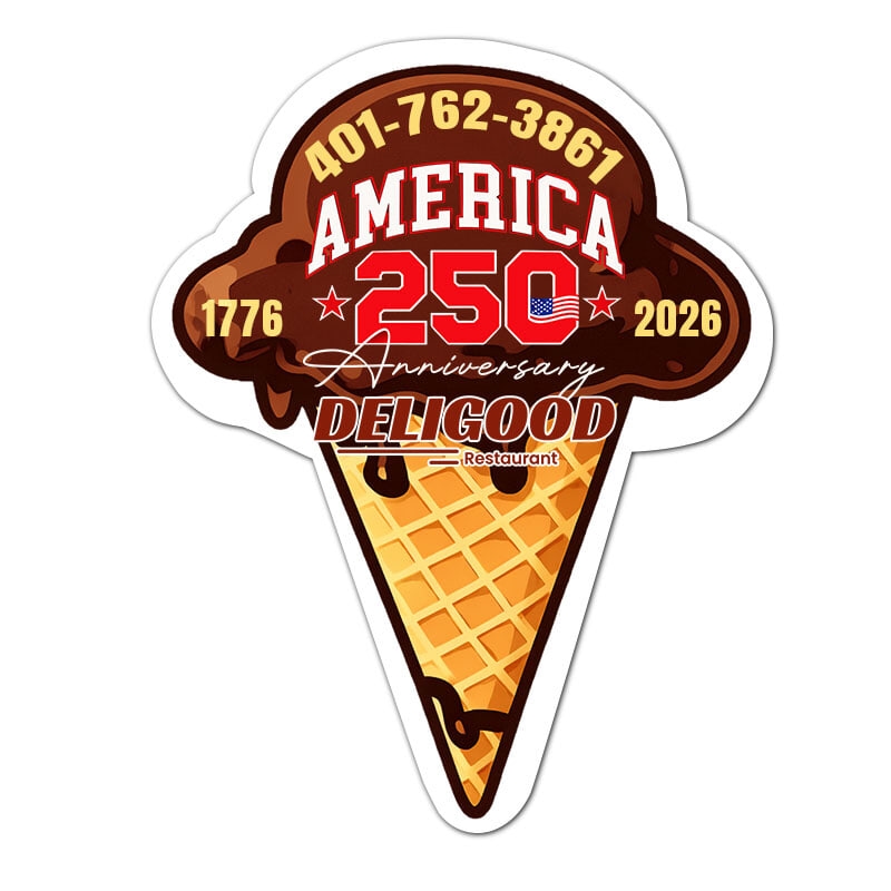 Magnets - Ice Cream Cone Shape (2.25x2.88) - 20 Mil - 4 Color Process
