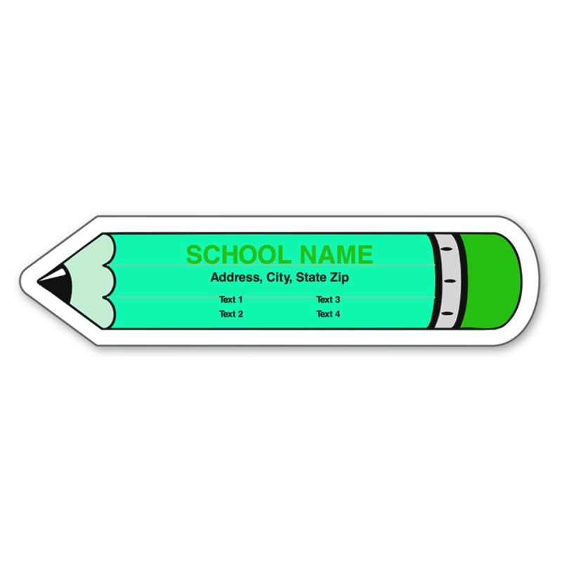 Magnet - Pencil Shape (4x1) - 30 Mil - Outdoor Safe