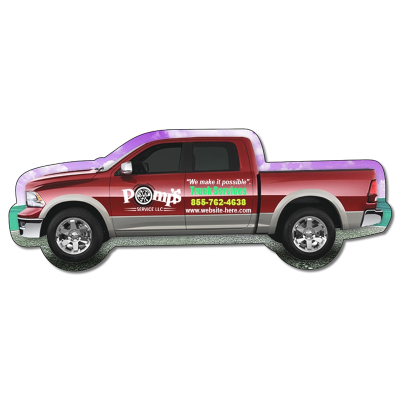Magnet - Pickup Truck Shape (5.125x1.9) - 30 Mil - Outdoor Safe