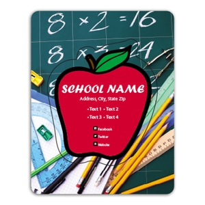 Magnet - Picture Frame Apple Punch (3.5x4.5) - 30 Mil - Outdoor Safe