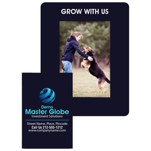 Custom 3.5x4.5 Picture Frame Rectangle Punch Magnets 30 Mil