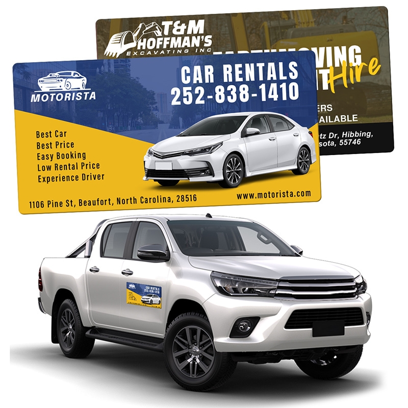 12 " X 24 " Car Door Sign Magnets 30 Mil (Outdoor Safe)