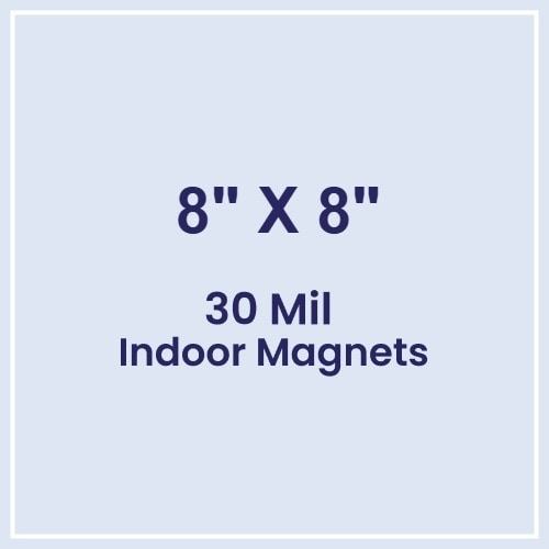 Magnet - 8x8 Square Corners - 30 Mil