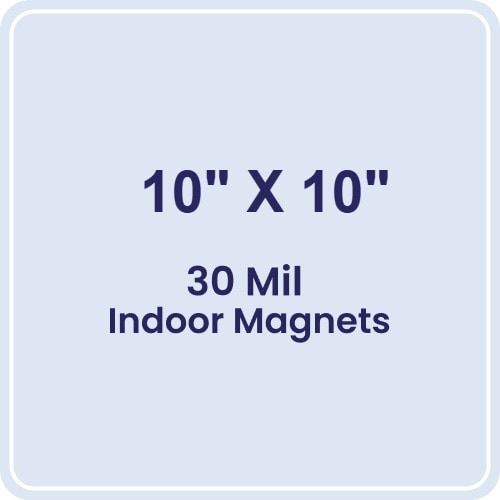 Magnet - 10x10 Round Corners - 30 Mil