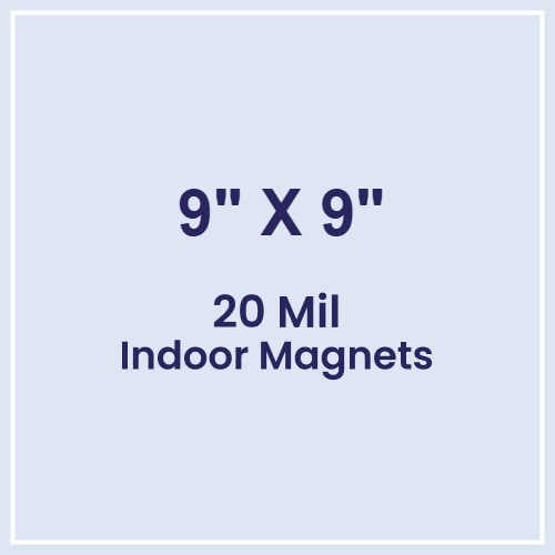 Magnet - 9x9 Square Corners - 20 mil