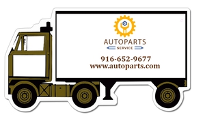 8.38x4.68 Truck Shaped Magnets - 20 Mil