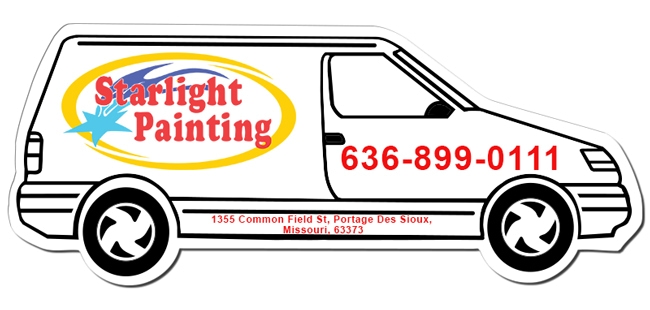 4.50x1.87 Van Shaped Magnets - 20 Mil