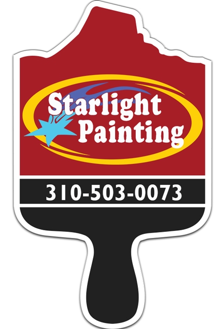 2.47x4.04 Paint Brush Shaped Magnets - 20 Mil