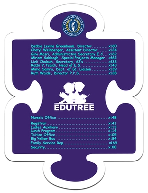 6x4 Puzzle Shaped Magnets - 20 Mil