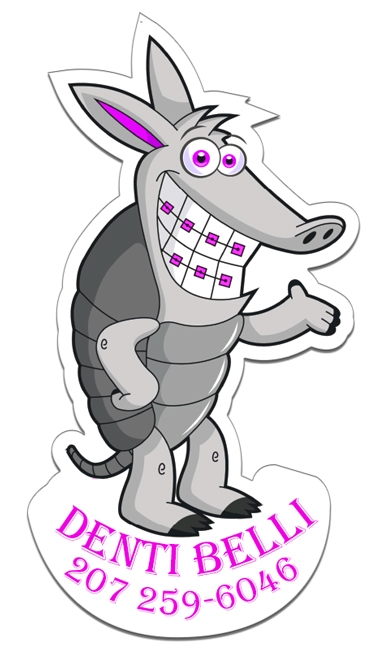 2.90x5.46 Armadillo Shaped Magnets - 20 Mil