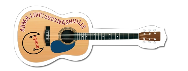 5x2 Guitar Shaped Magnets - 20 Mil