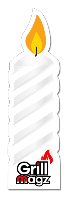 1.49x5.16 Candle Shaped Magnets - 20 Mil
