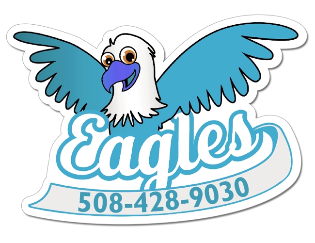 3.48x5 Eagle Shaped Magnets - 20 Mil