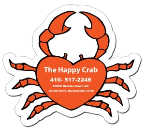 2.63x3 Crab Shaped Magnets - 20 Mil