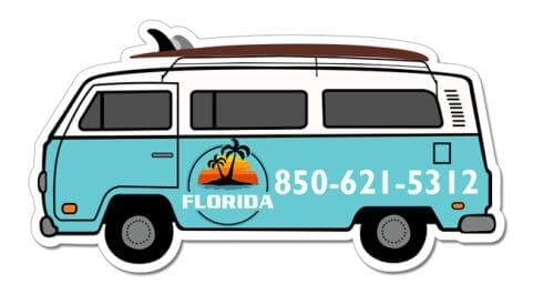 7.06x3.73 Van Shaped Magnets - 20 Mil
