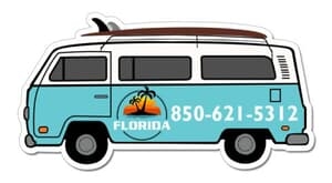 7.06x3.73 Van Shaped Magnets - 20 Mil