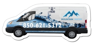 3.75x1.62 Van Shaped Magnets - 20 Mil