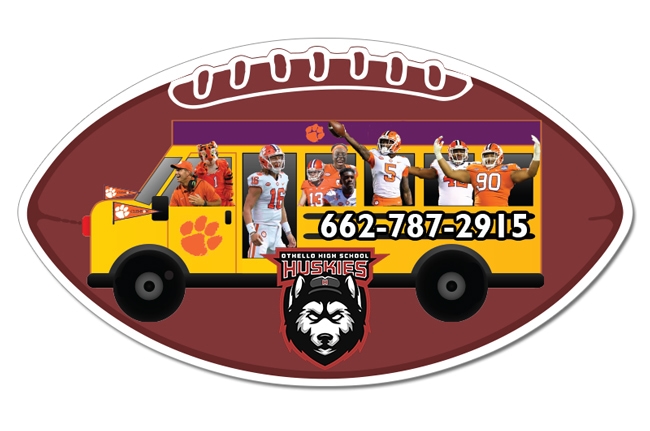 11x6.22 Football Shaped Magnets - 20 Mil