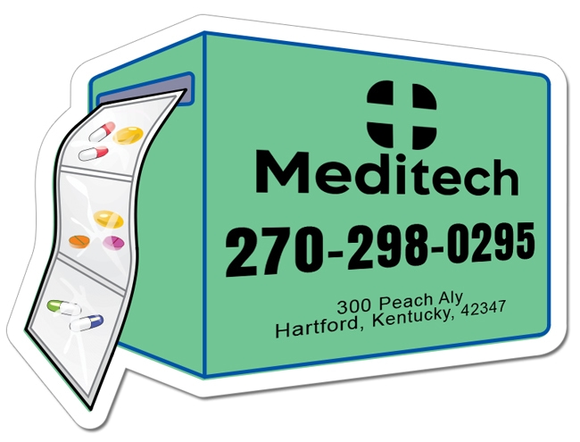 4.25x3.14 Health Care Shaped Magnets - 20 Mil