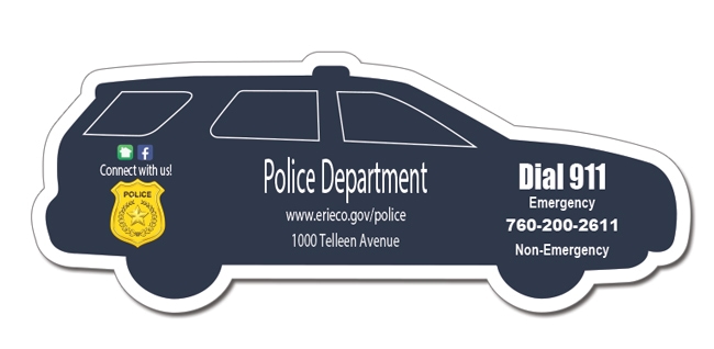 6.36x2.51 Car Shaped Magnets - 20 Mil