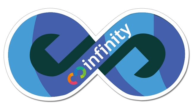 5.76x2.87 Infinity Shaped Magnets - 20 Mil