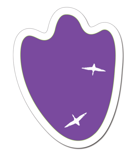 1.94x2.50 Duck Foot Shaped Magnets - 20 Mil