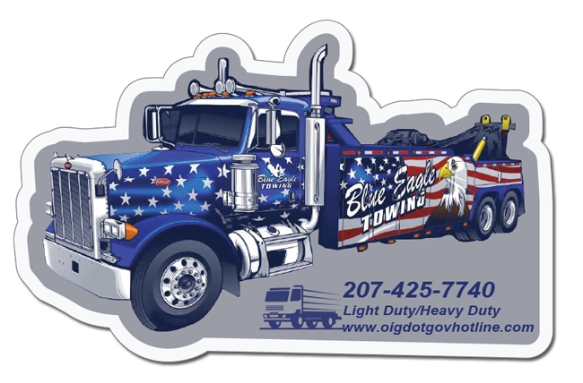 4.93x3.04 Truck Shaped Magnets - 20 Mil