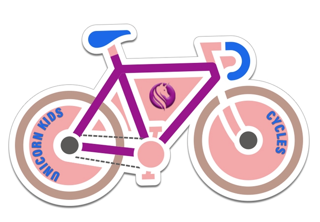 4.50x2.77 Bicycle Shaped Magnets - 20 Mil