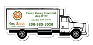5.67x2.32 Truck Shaped Magnets - 20 Mil