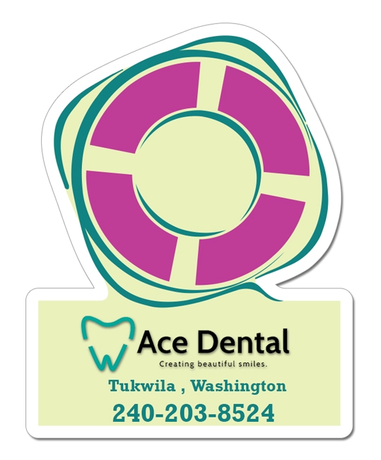 3.36x4.26 Healthcare Shaped Magnets - 20 Mil