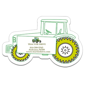 4x2.50 Tractor Shaped Magnets - 20 Mil