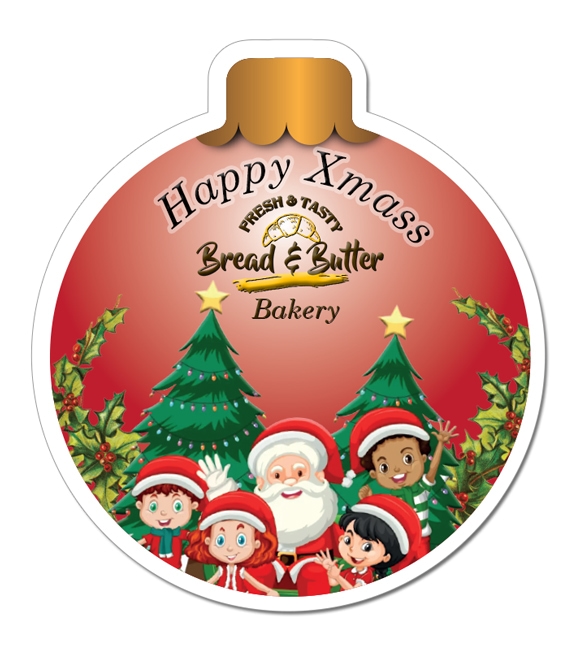 3.96x4.41 Ornament Shaped Magnets - 20 Mil