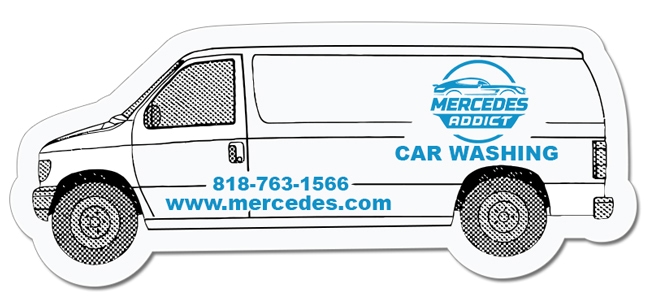 4.01x1.68 Van Shaped magnets - 20 Mil