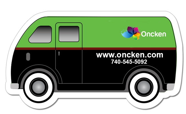 4x2.22 Van Shaped Magnets - 20 Mil