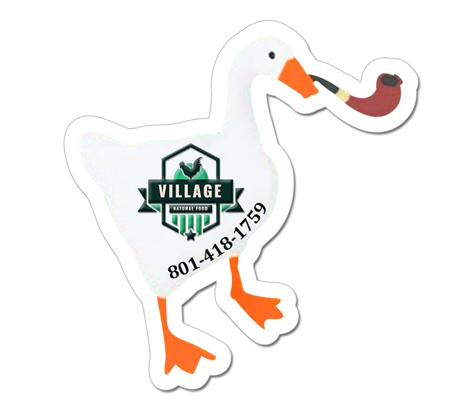 2.90x3.02 Duck Shaped Magnets - 20 Mil