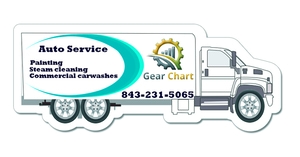5.25x2.10 Truck Shaped Magnets 20 Mil