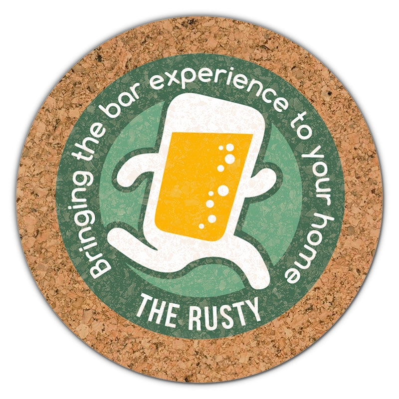 4" Circle Cork Coasters