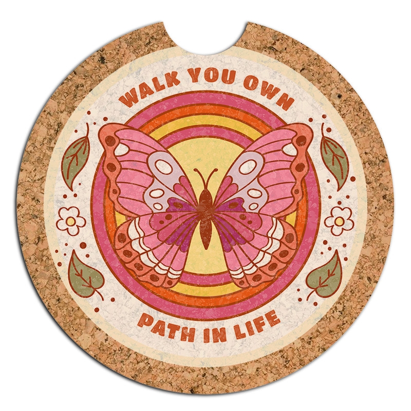 2.625" Car Cork Coasters