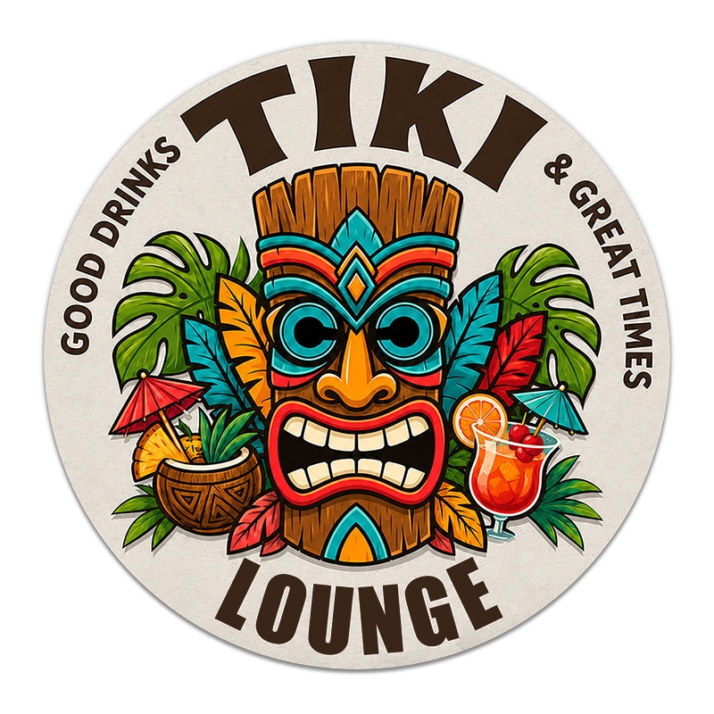 4.5" Full Color Circle Pulpboard Coasters